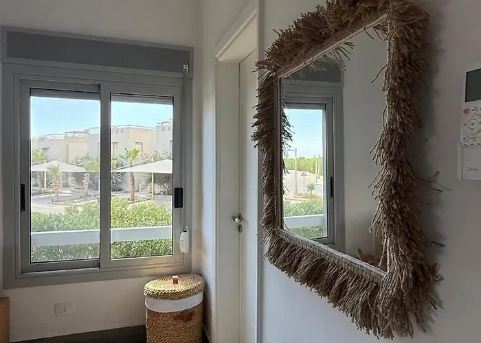 Stylish Wooden Boho 2br Einbay Direct Pool View Ain Sukhna